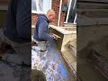 Rendering a driveway wall.