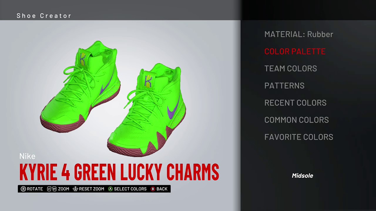 green kyrie lucky charms
