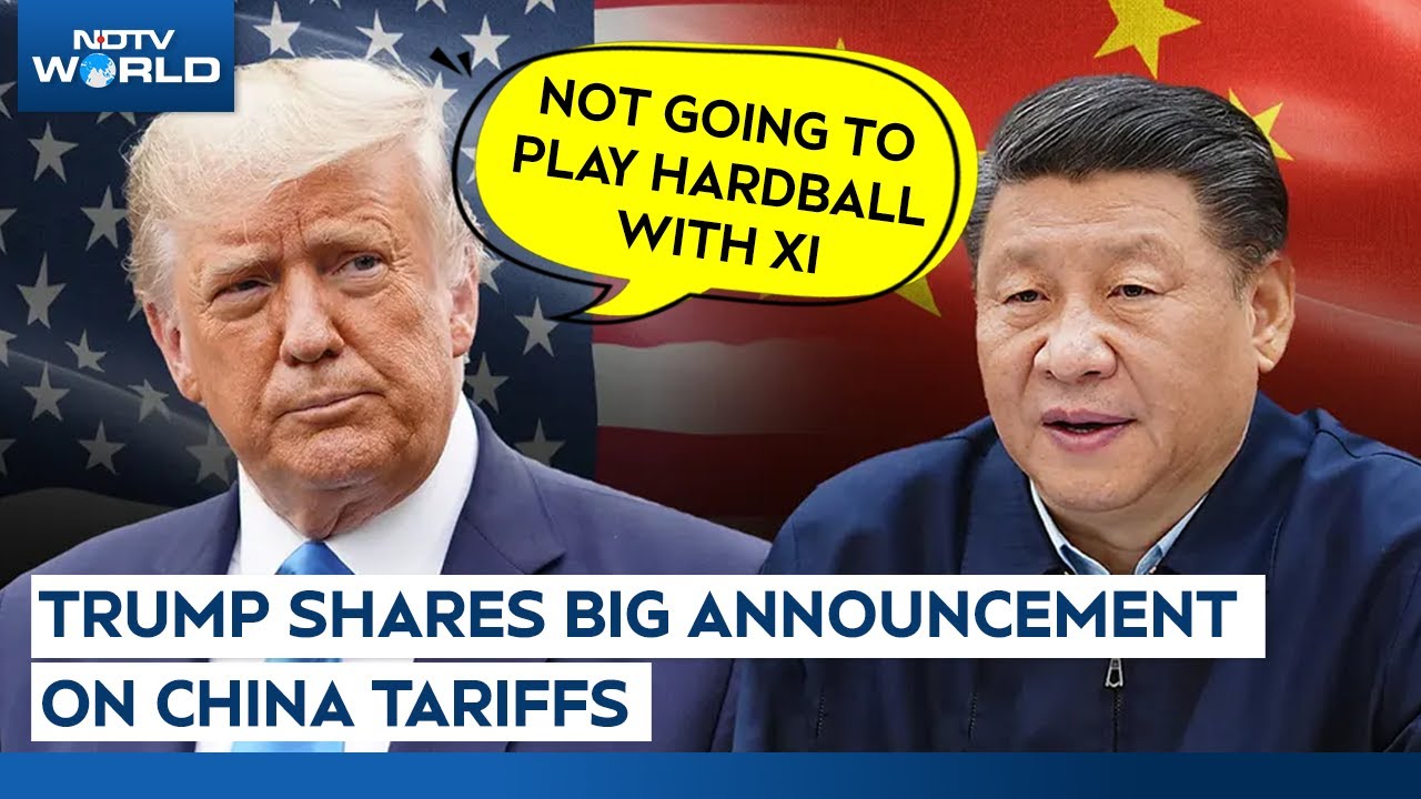 Trump China Tariffs | Trump Says China Tariffs To Come Down But It Won ...