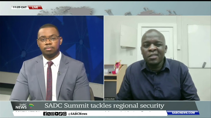 SADC Summit I Region elections, Mozambique unrest top the agenda: Dr. Sizo Nkala