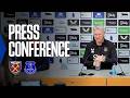 WEST HAM v EVERTON | David Moyes' Premier League press conference