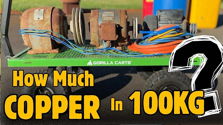 How Much Copper in 100KGS Of Cable / Motors - ASMR Metal Melting - BigStackD Copper Recovery