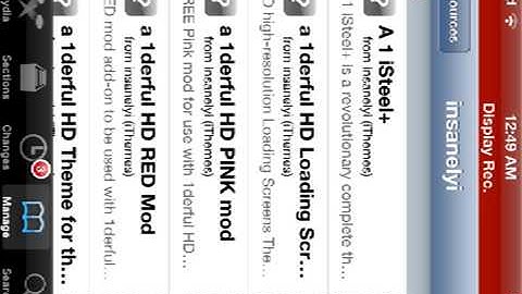 How to install display recorder from cydia