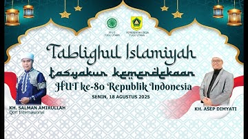 LIVE TABLIGH AKBAR MEMPERINGATI HUT RI KE - 80 | 18 AGUSTUS 2025 | TUGU UTARA