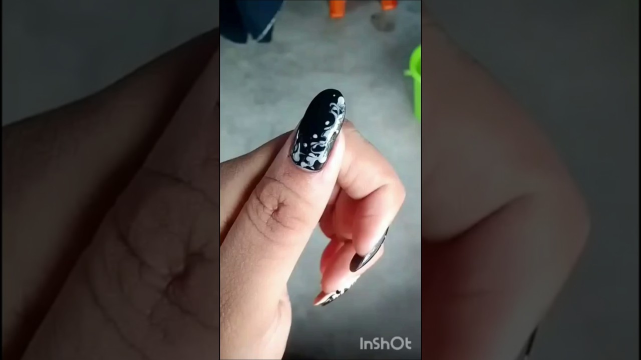 Easy Nail Art Design without any tool 