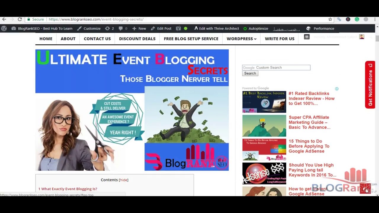 Event Blogging Secrets 2018