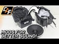IMPORTANT techniques for improving SPEAKER PODS - Sound Treatment, Wire Disconnects & FAB