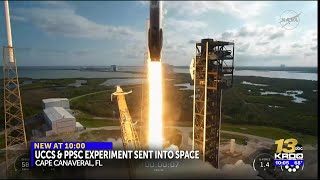 Colorado Springs based college students watch mold experiment launch into space