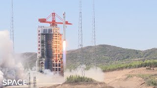 China’s Long March 6C rocket maiden flight launches satellite with umbrella-shaped antenna