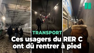 Bloqués pendant deux heures dans la RER, ils sont rentrés à pied