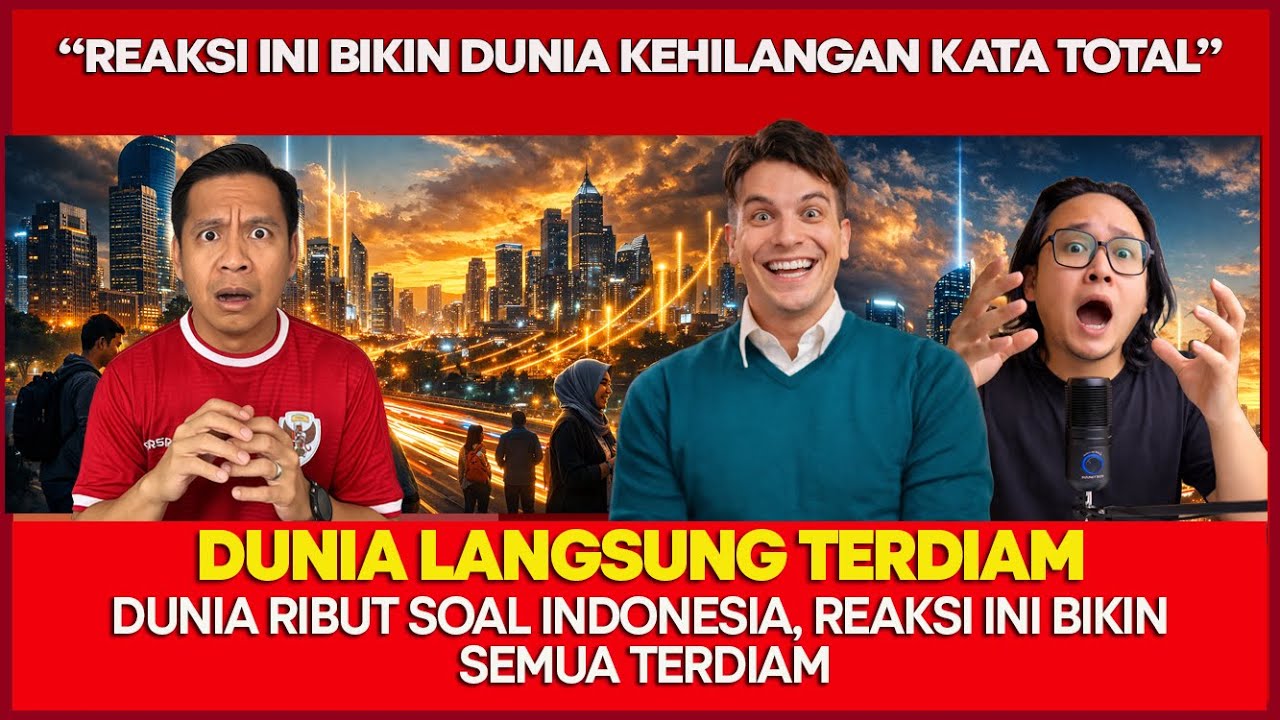 GIL4K! BUKAN AI?! DUNIA RIBUT SOAL INDONESIA, REAKSI INI BIKIN SEMUA ORANG KEHILANGAN KATA