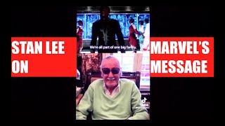 Famous Stan Lee on Marvel's Message Wealth