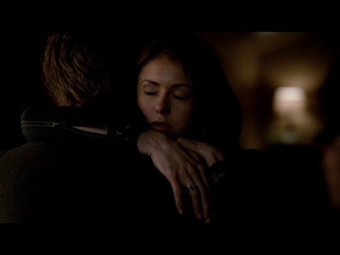 Stefan Comes To Check Up On Elena | Stefan Elena Hug Each Other | Tvd Stelena Season 5 Episode 19