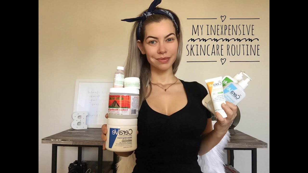 Inexpensive Skincare Routine | Cerave + Mario Badescu - YouTube
