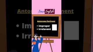 Antonyms Of Pertinent? Pertinent क Antonyms?