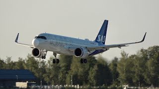 Morning commuter rush at Oslo Gardermoen Airport, Planespotting in 4K by Cal’s Aviation 4,919 views 6 months ago 53 minutes