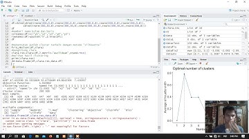 Tutorial menggunakan metode CLARA dengan R-Studio