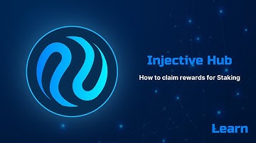 How to claim rewards for Staking (Injective Hub)