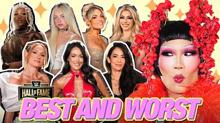 BEST and WORST Dressed From WWE Hall of Fame 2026 w/ Kahmora Hall from RuPaul's Drag Race