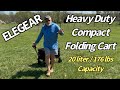Elegear compact folding cart  wagon  not junk