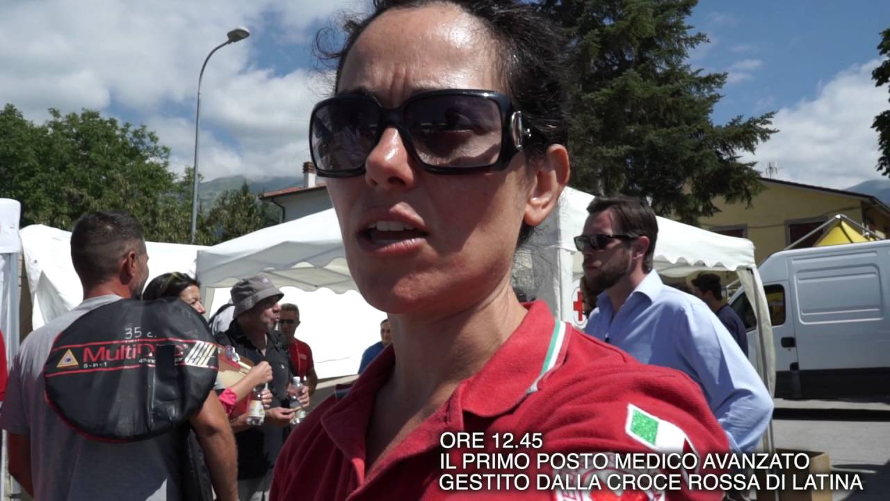 Terremoto Amatrice. Una giornata in città in compagnia dei soccorsi.