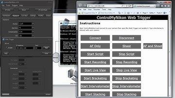 ControlMyNikon v3.0 - Using Web Triggers