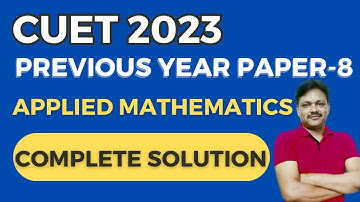 cuet previous year paper solution | 7th Aug Slot 1 | Applied mathematics | cuet 2023 | Gaur Classes