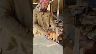 How to making stool cutting machine skills 😱 #wood #makingwooden #woodworking #woodworker #wood
