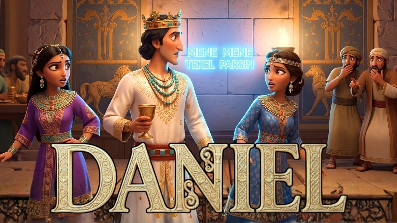 A ESCRITA NA PAREDE / DESENHO BÍBLICO 3D