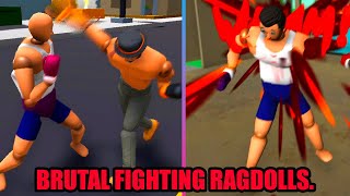 WHAT A BRUTAL FIGHTING GAME! / Drunken Wrestlers 2 Ragdolls Compilation screenshot 5