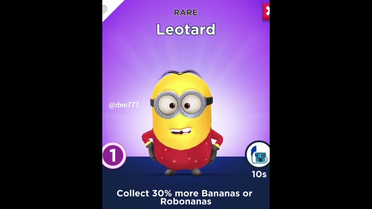 Minion Rush Leotard Minion shorts