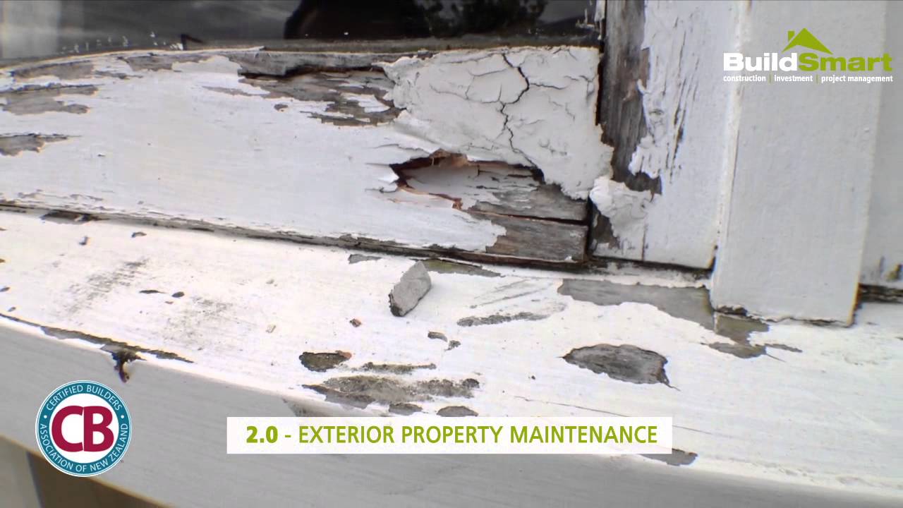 Timber window maintenance (Exterior)