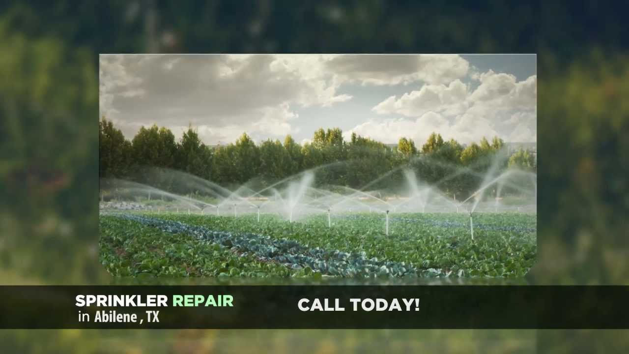 Sprinkler Repair Abilene TX. Call Today! YouTube
