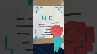 DIY Custom Hermit Permit Diamond Tier! #smallyoutuber #hermitcraft #DHP #hermitpermit #DIY #Craft