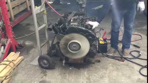 Mitsubishi 4d56 turbo diesel engine test