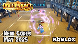 Roblox Volleyball Legends New Codes May 2025