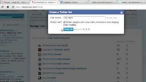 Demo for Exporting Lists to Twitter using Tweetvisor