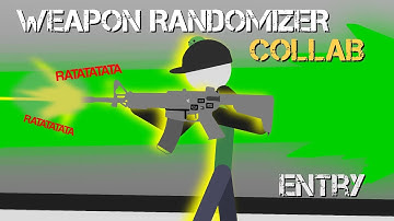 WEAPON RANDOMIZER COLLAB ENTRY | Sticknodes Animation