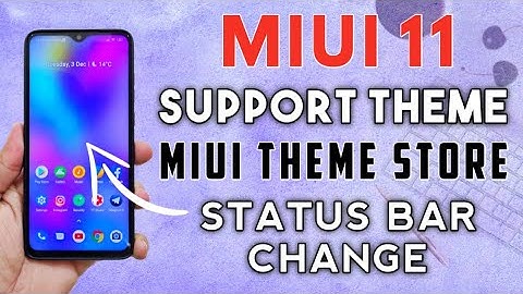 MIUI 11 Supported Best Theme  | Miui 11 Status Bar Change Theme | Mi Theme Store Official Theme Miui