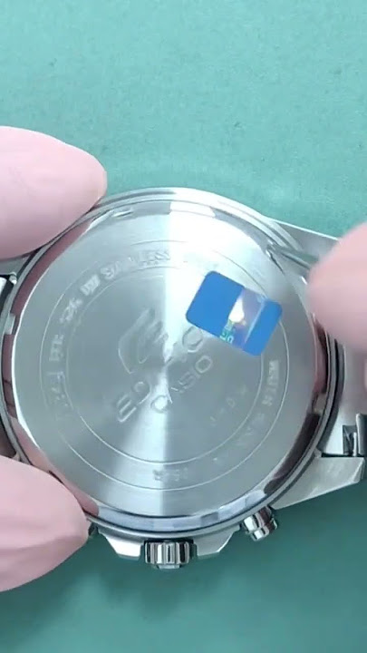 casio edifice EFR-526 battery replacement
