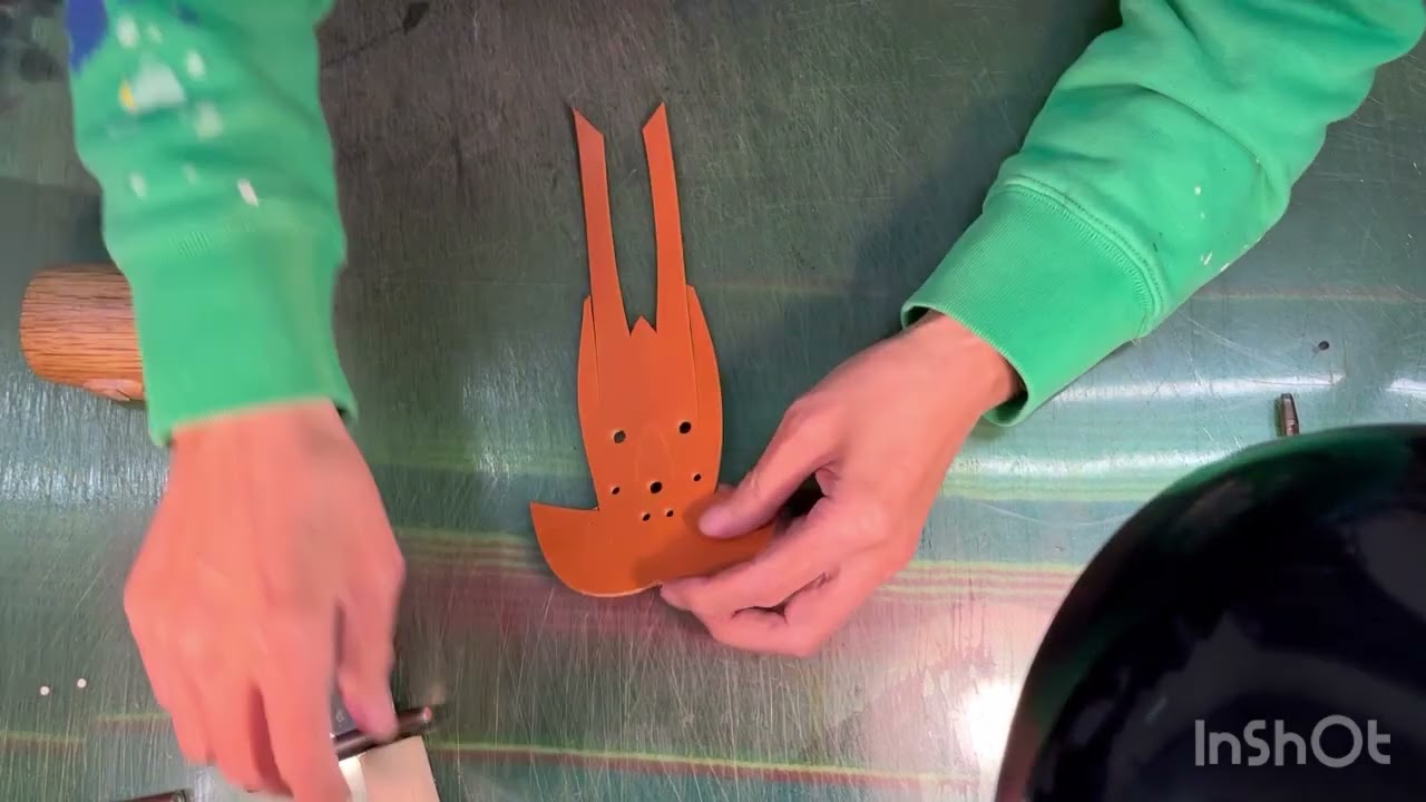 レッドムーン後藤流レザークラフト講座　精霊を作る！　#ハンドメイドドール　#レザードール　#レザークラフト初心者　#