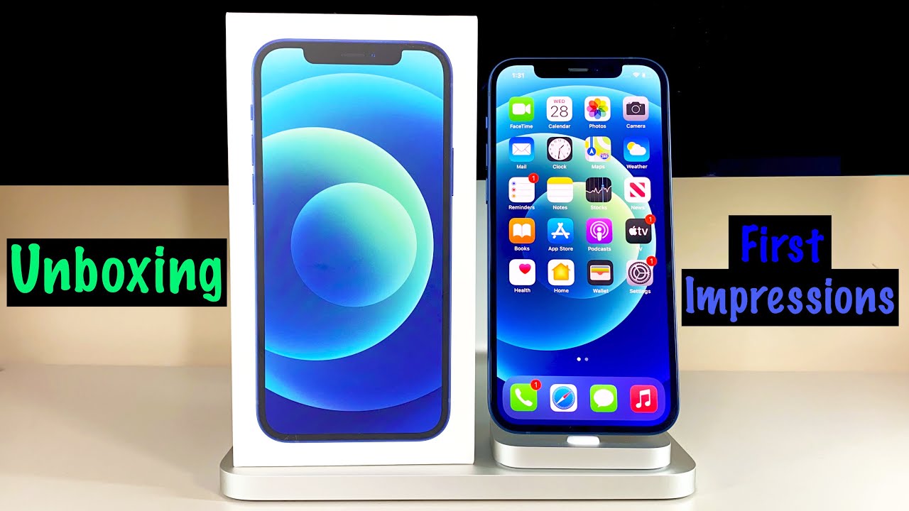 NEW Apple iPhone 12 (5G) | Unboxing, Tour & First Impressions - YouTube
