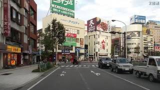 松本IC～松本駅～松本城 (2倍速) Matsumoto City