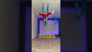 INVERTED AERIAL SPLIT #viralshort #aerialtricks #split #aerialhammock #aerialyoga #aerialdance #fyp