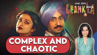 Amar Singh Chamkila Movie Review Sucharita Diljit Dosanjh Parineeti Chopra Imtiaz Ali Netflix