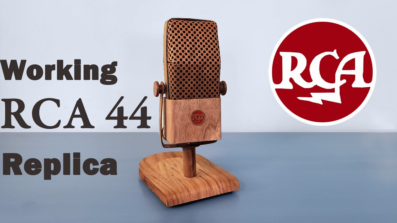Ribbon Microphone DIY RCA 44 made of wood Episode TWO YouTube