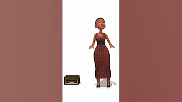 mariamu, leeta akalelero #3danimation #3danimator #animation #animatedcartoon