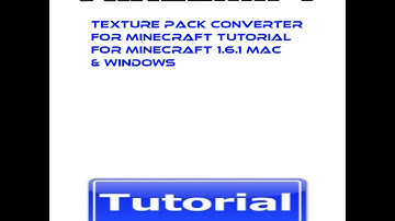 How to convert Texture Packs to Resource Pack [MAC & WINDOWS]