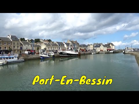PORT-EN-BESSIN, Normandy France - Holiday to France Aug 2018