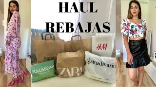 HAUL REBAJAS | ZARA, STRADIVARIUS, PULL&BEAR, BERSHKA, PRIMARK, H&M | TRY-ON